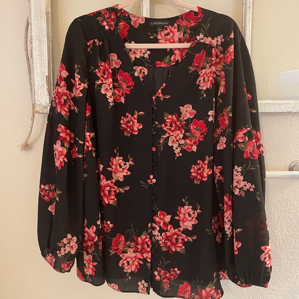 Lane Bryant Size 16 blouse / shirt / top